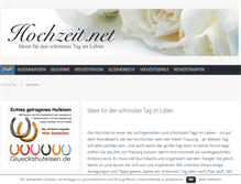 Tablet Screenshot of hochzeit.net